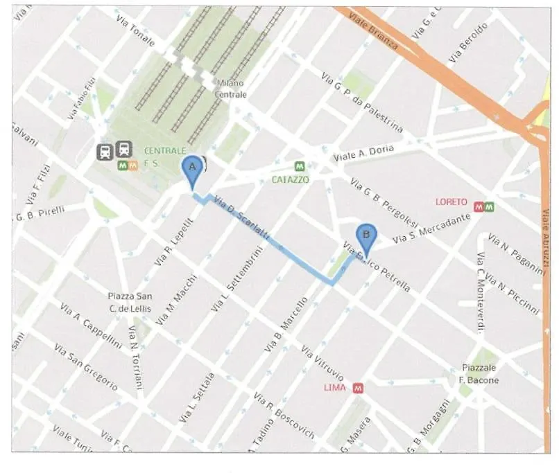 Apartment Bright House City Center On Subway Lines 1,2 &3 Milan Italy